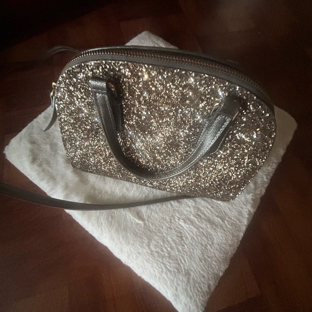 Kate Spade Silver  Glitter Purse